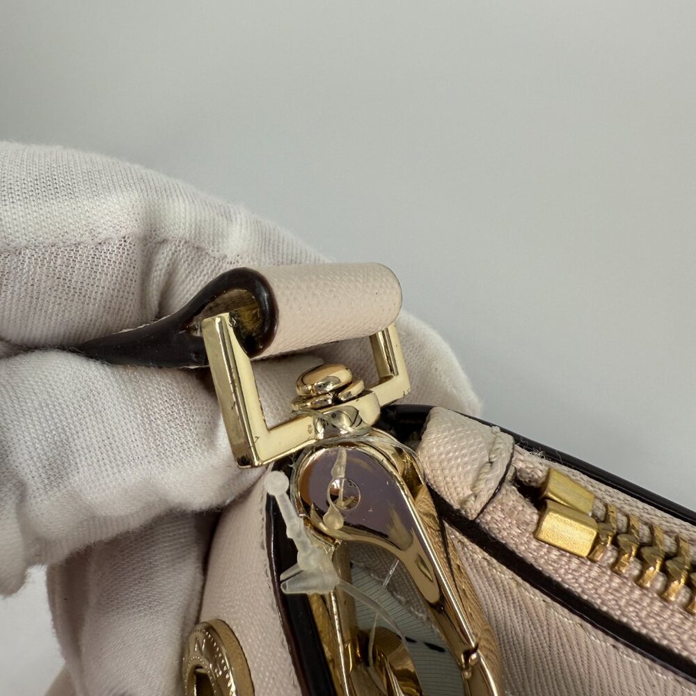 Kate Spade Newbury Lane Medium Satchel Saffiano Leather Cream - Picture 5 of 16